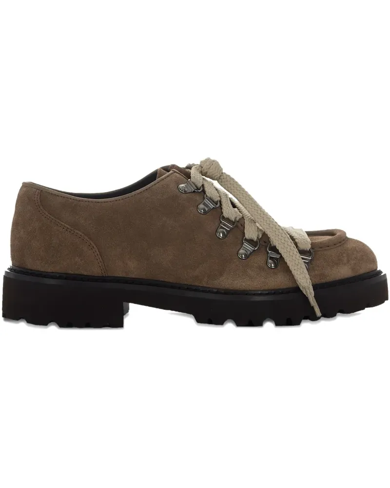 Doucal´s Schnürstiefel aus Wildleder - Braun Braun