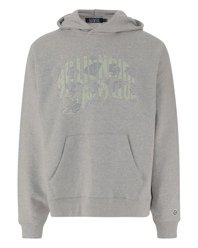 Billionaire Hoodie mit Logo-Print - Grau Grau
