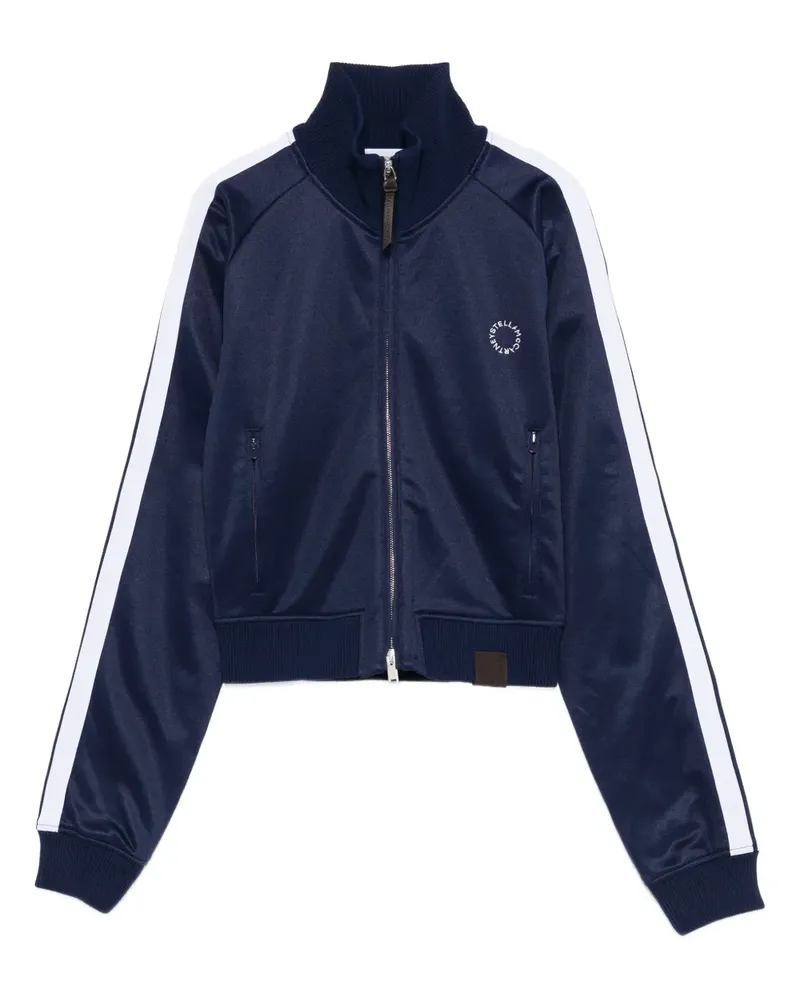 Stella McCartney Sportjacke mit Streifen - Blau Blau