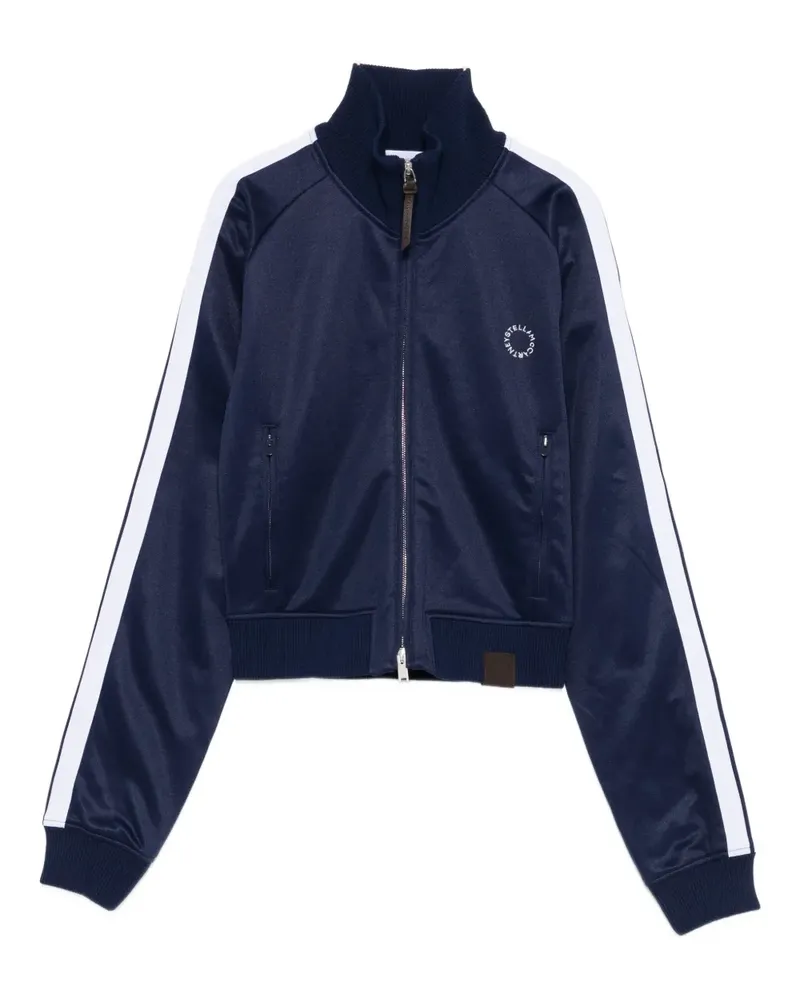 Stella McCartney stripe track jacket - Blau Blau