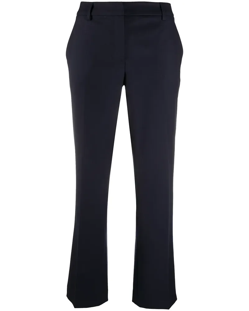 L'Autre Chose Halbhohe Cropped-Hose - Blau Blau