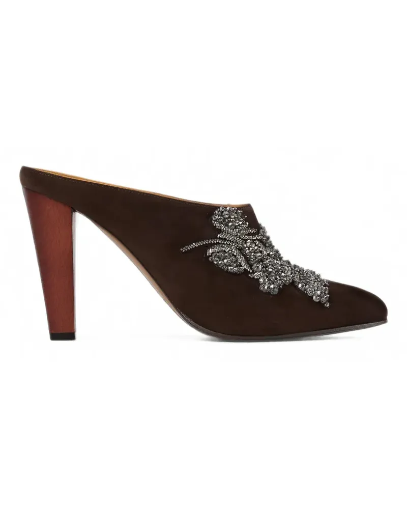 Ralph Lauren Ashtyn heeled mules - Braun Braun