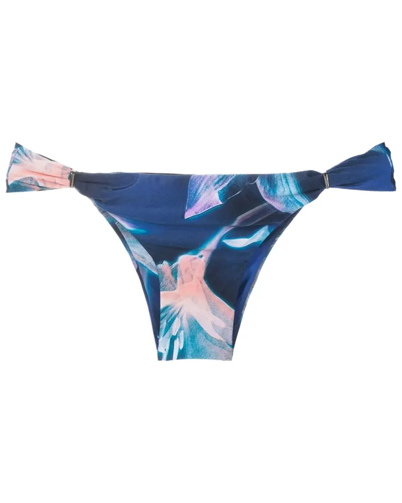 Lenny Niemeyer Tief sitzendes Tubos Bikinihöschen - Blau Blau