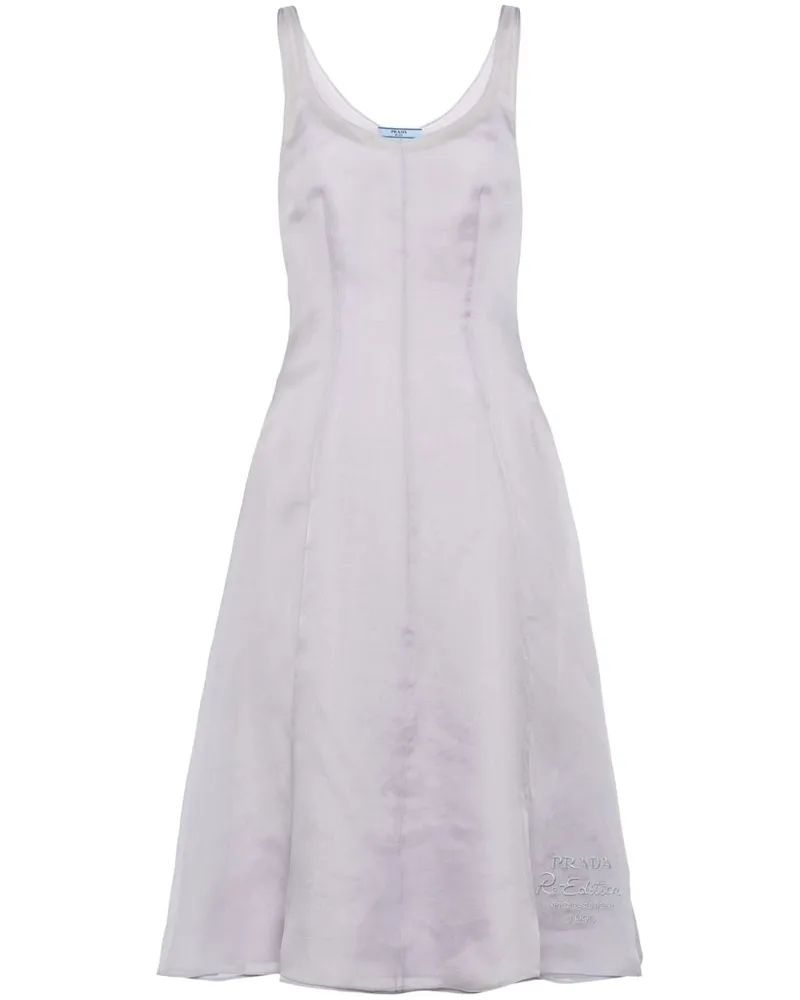 Prada Re-Edition 1995 Organza-Kleid - Violett Violett