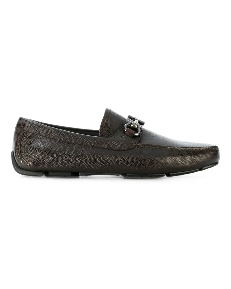 Ferragamo Loafers mit Gancio-Schnalle - Braun Braun