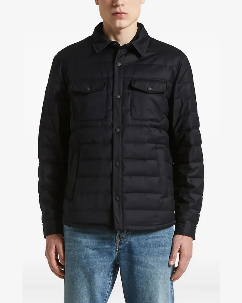 Peserico Gesteppte Hemdjacke - Blau Blau