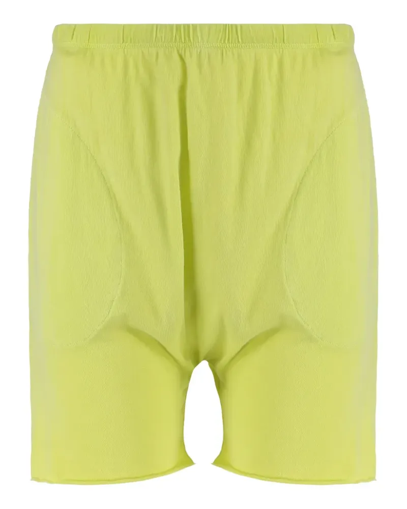 The Great raw-edge cotton shorts - Gelb Gelb