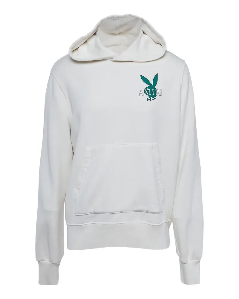 Amiri 2021 logo-print hoodie - Weiß Weiß
