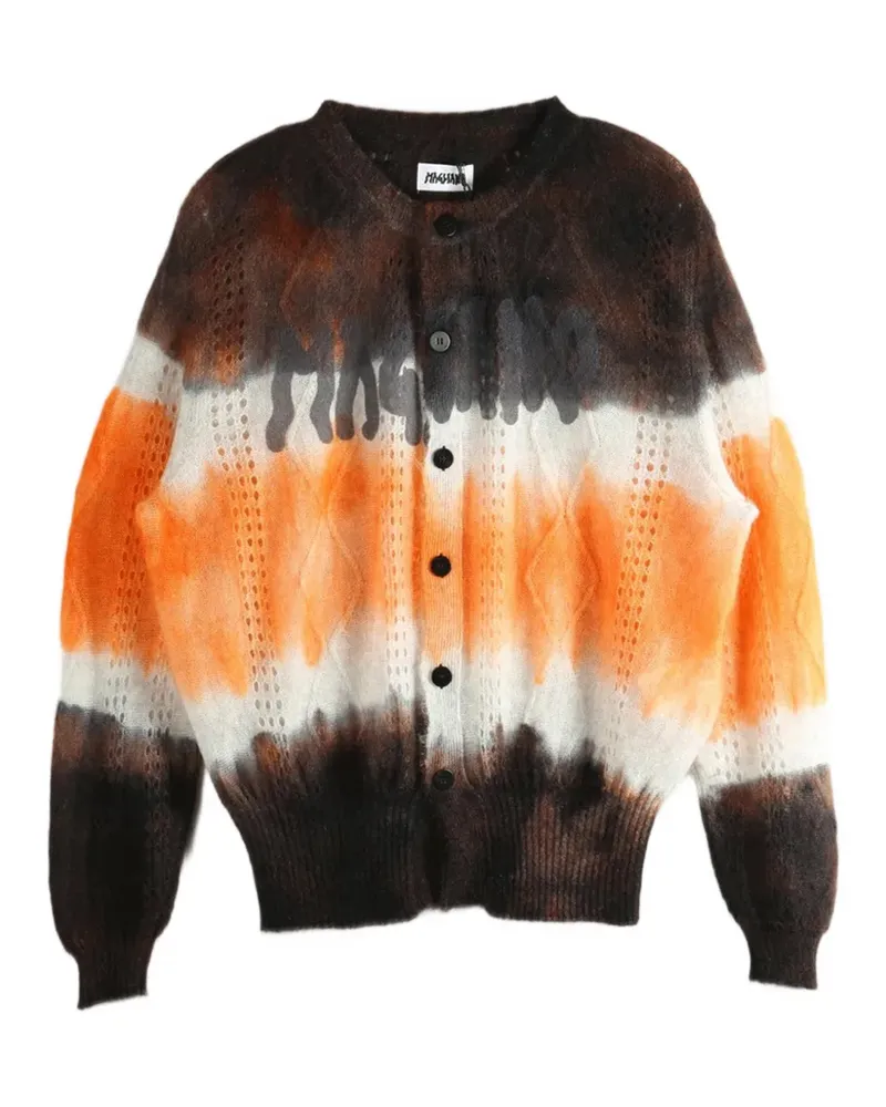 Magliano Psychedelic Bimbo tie-dye cardigan - Braun Braun