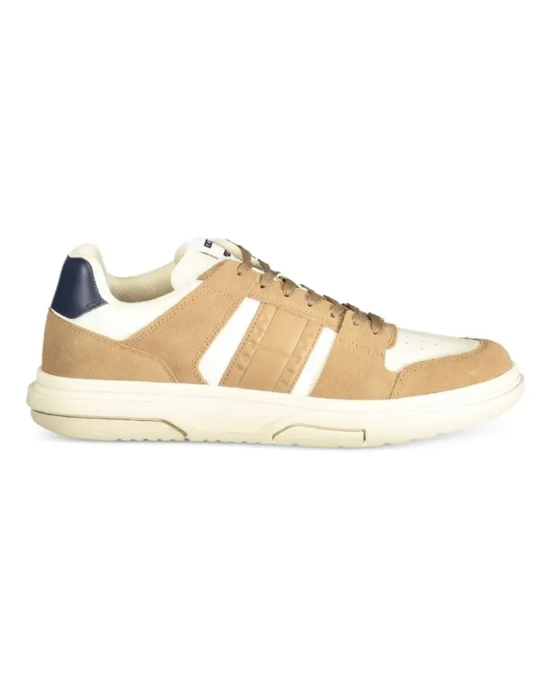Tommy Hilfiger Sneakers mit Wildledereinsätzen - Nude Nude