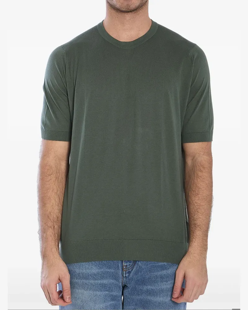 John Smedley Kempton T-Shirt - Grün Grün