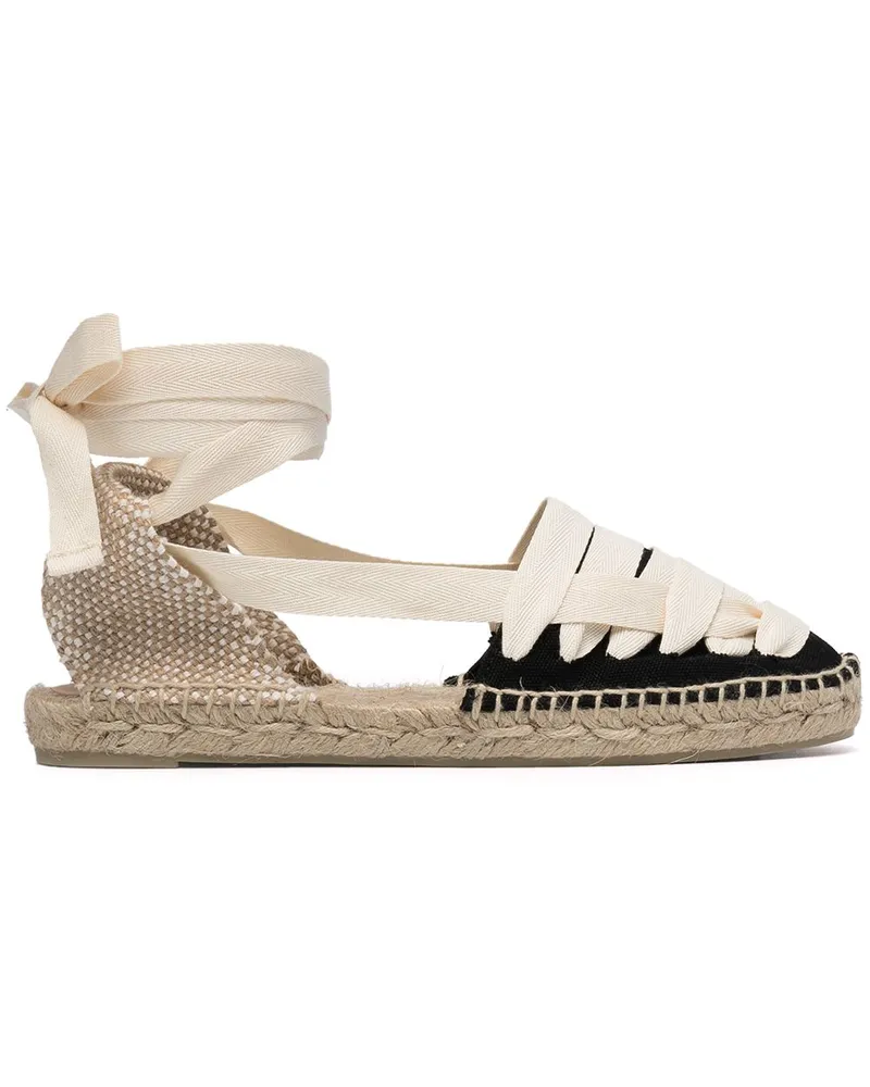 Castañer Flache Jean Espadrilles - Schwarz Schwarz