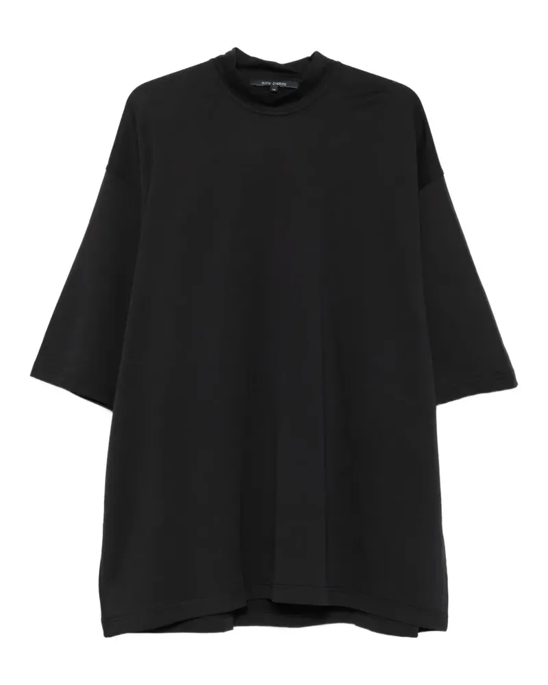 Sofie D'Hoore Tick T-Shirt mit Stehkragen - Schwarz Schwarz