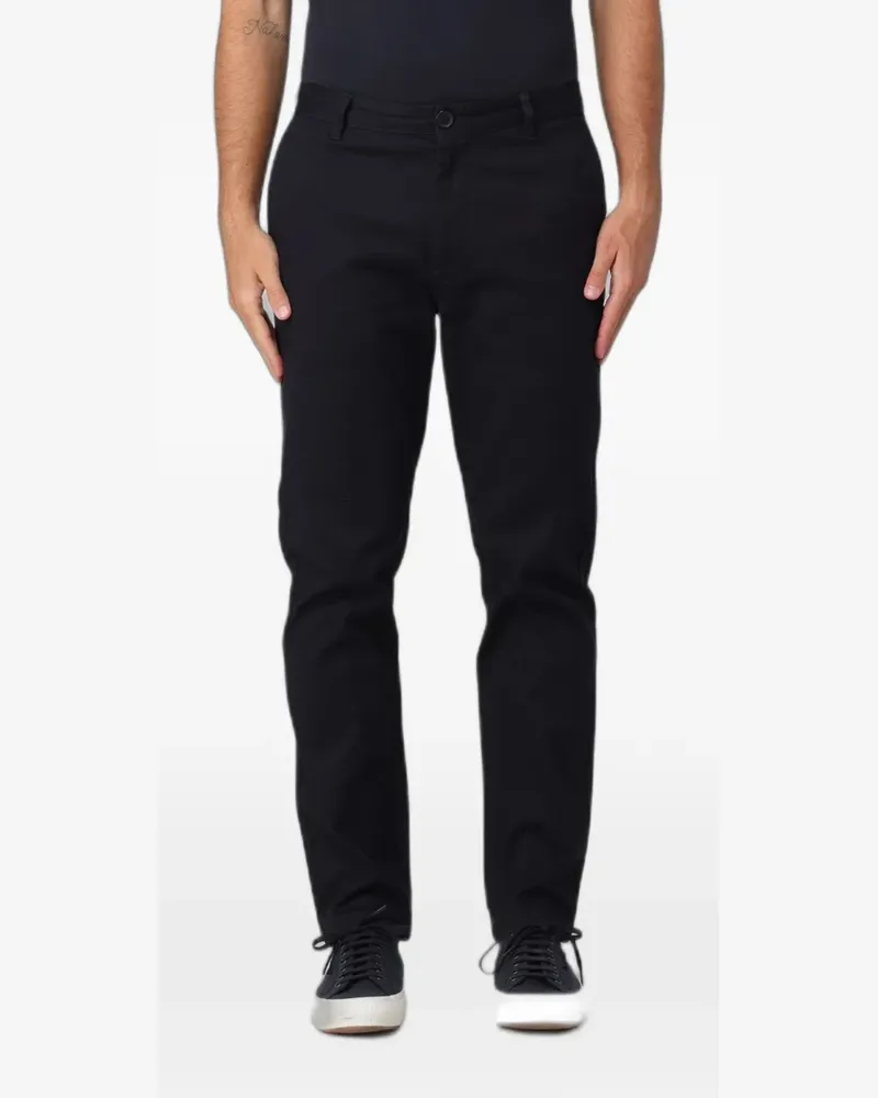 Armani Exchange button-fastening trousers - Blau Blau