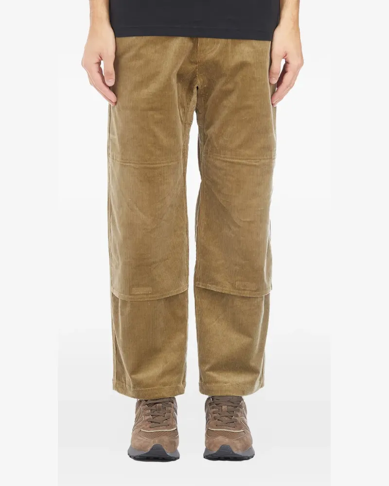GRAMICCI corduroy straight trousers - Nude Nude