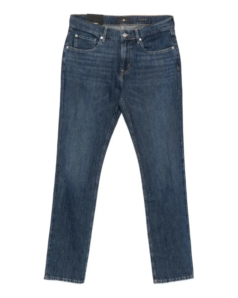 7 for all mankind button-fastening straight-leg jeans - Blau Blau