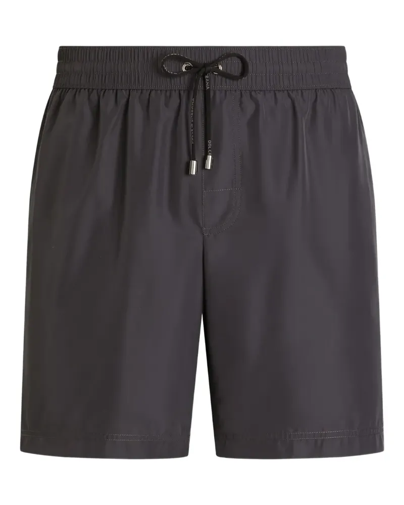 Dolce & Gabbana Badeshorts mit elastischem Bund - Grau Grau