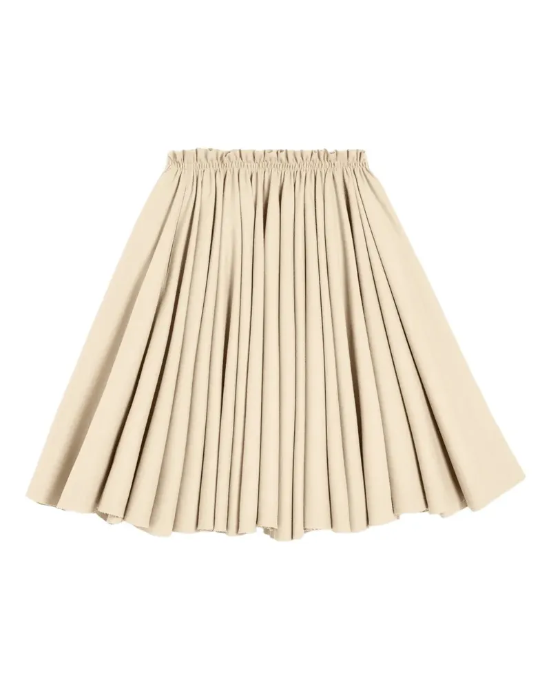 AMI Paris Midirock mit Stretchbund - Nude Nude
