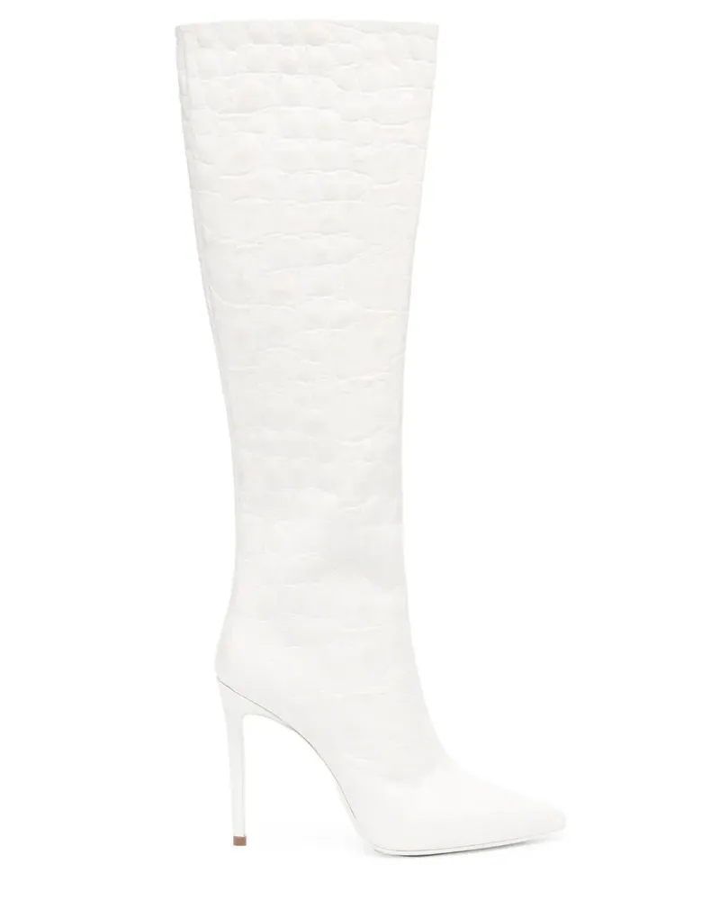 Paris Texas Stiletto-Stiefel 110mm - Weiß Weiß