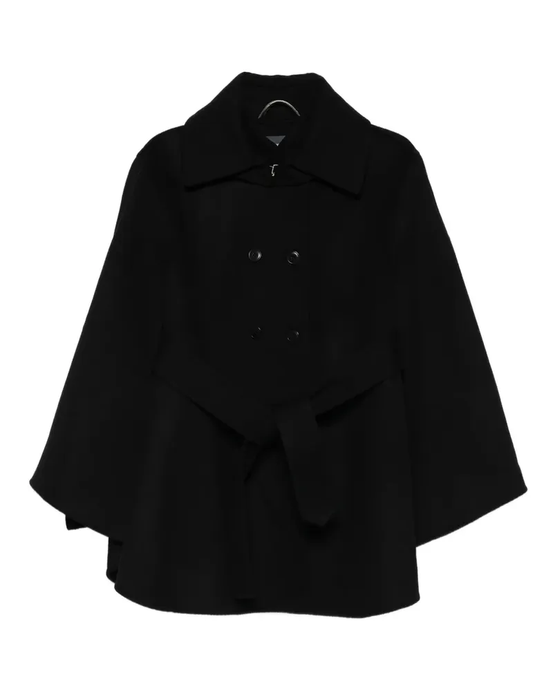 Ermanno Scervino Doppelreihiger Mantel - Schwarz Schwarz