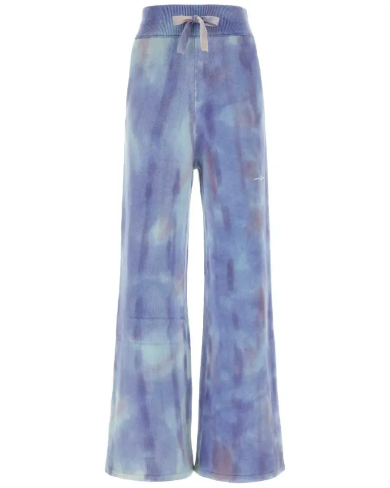 Amiri Weite Jogginghose mit Batikmuster - Blau Blau