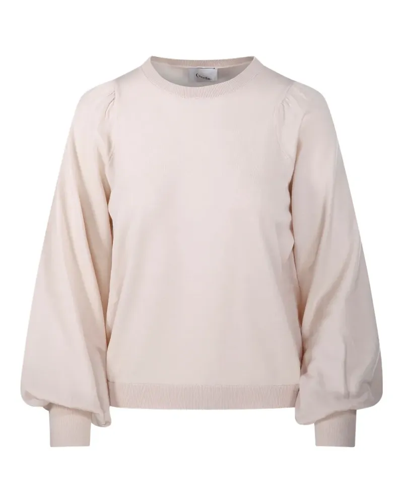 NUDE Pullover mit Puffärmeln Nude
