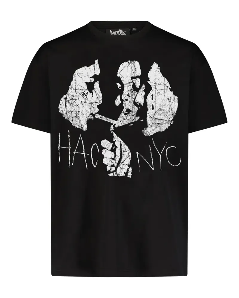 Haculla T-Shirt mit grafischem Print - Schwarz Schwarz
