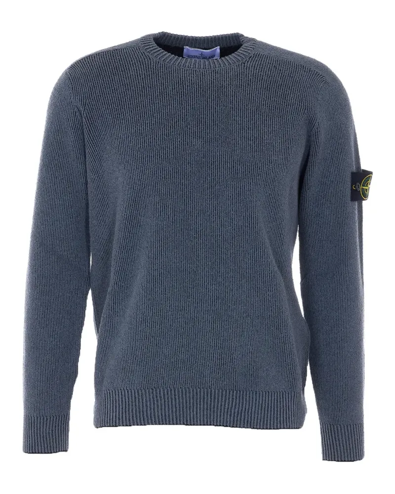 Stone Island Pullover mit Logo-Patch - Grau Grau
