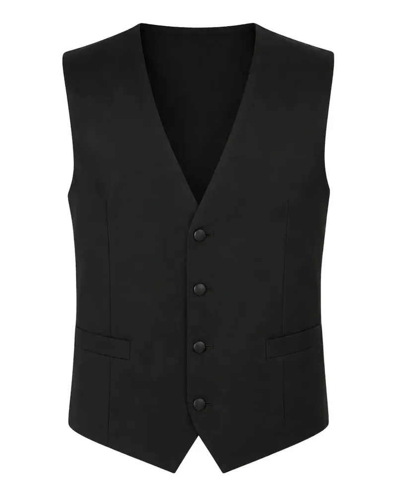 Dolce & Gabbana Weste mit V-Ausschnitt - Schwarz Schwarz
