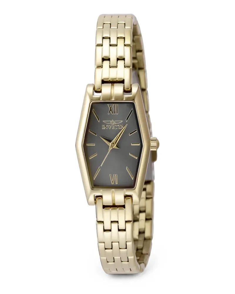 Invicta Angel Armbanduhr mit Tonneau-Gehäuse 24mm - Grau Grau