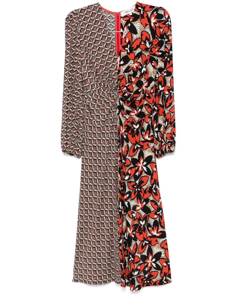 Diane von Furstenberg Asher Kleid - Rot Rot