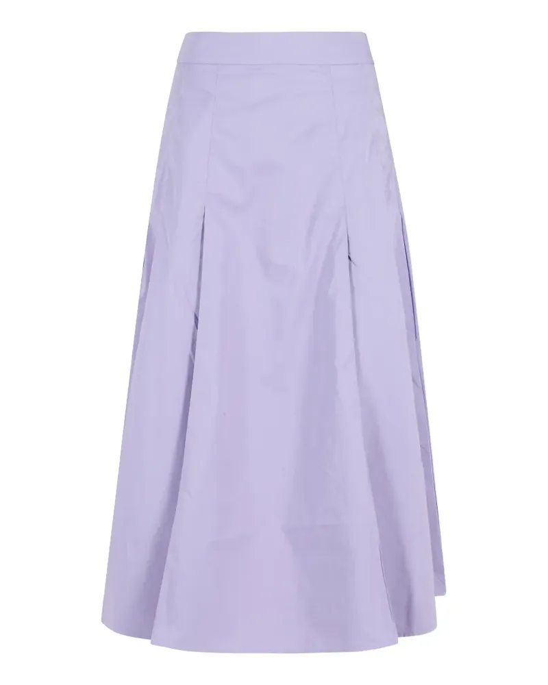Essentiel pleated A-line midi skirt - Violett Violett