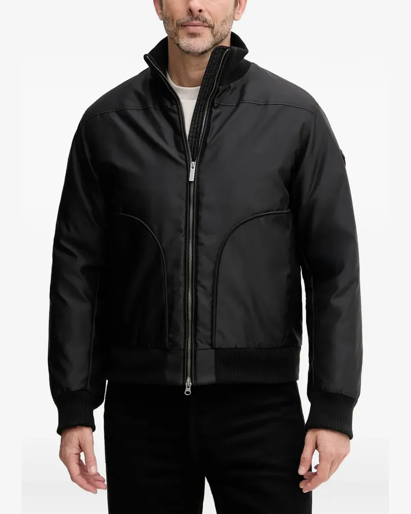 Colmar zip-up collar jacket - Schwarz Schwarz