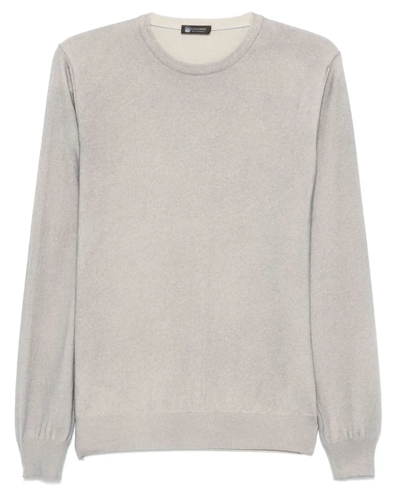 Colombo Pullover mit Rundhalsausschnitt - Grau Grau