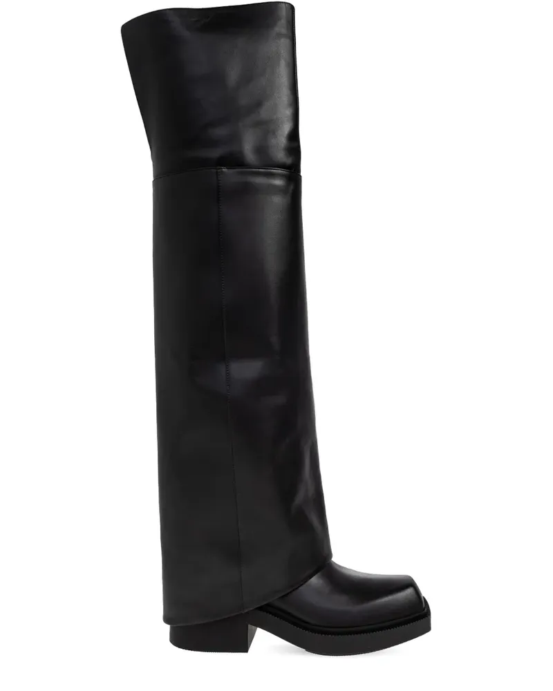Vic Matié Stiefel mit eckiger Kappe - Schwarz Schwarz