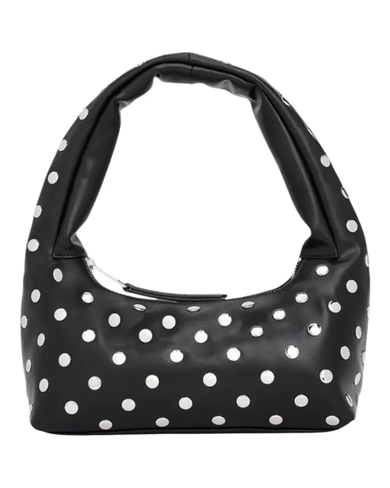 Tommy Hilfiger stud-embellished polka-dot tote bag - Schwarz Schwarz
