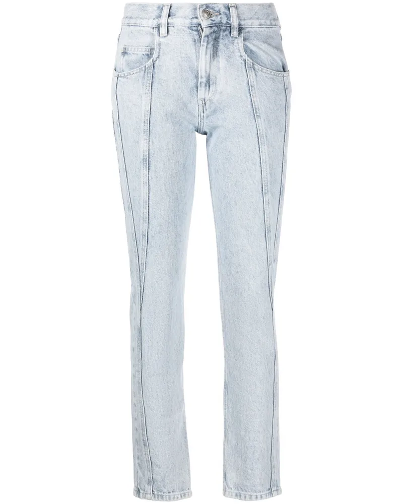 Isabel Marant Vikira Straight-Leg-Jeans - Blau Blau