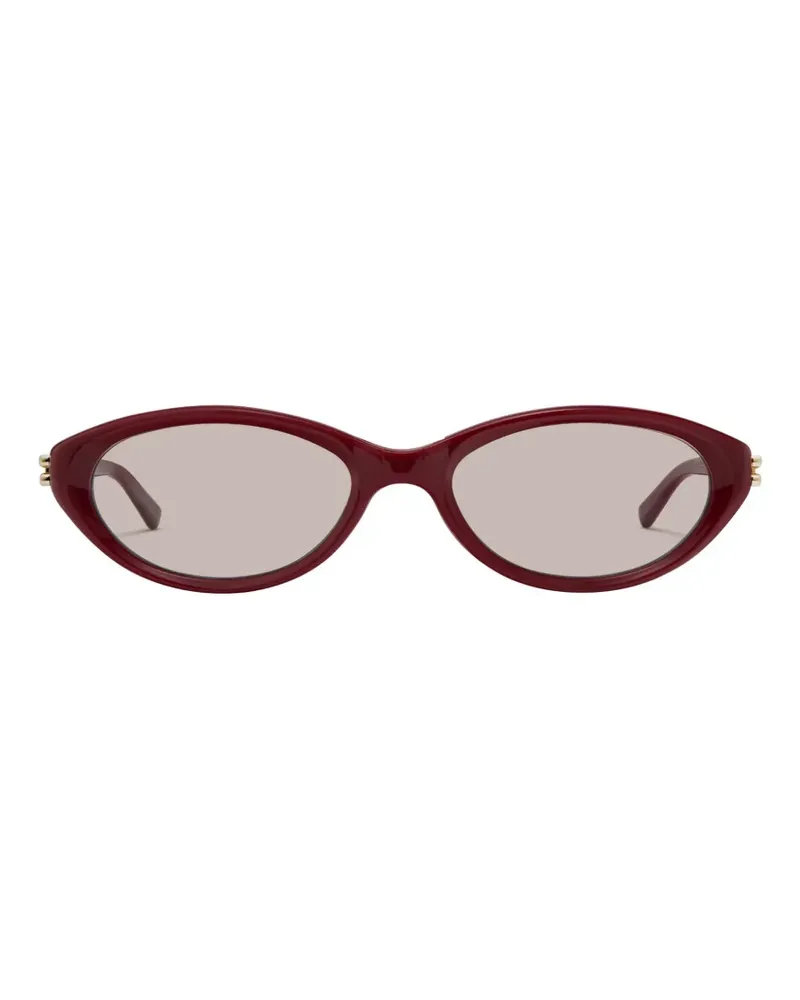 Gentle Monster Zest Sonnenbrille mit ovalem Gestell - Rot Rot