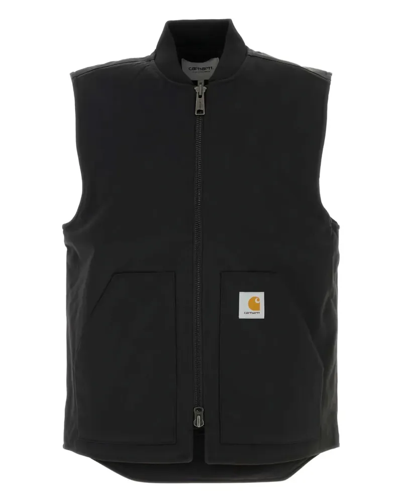 Carhartt WIP Leroy zip vest - Schwarz Schwarz
