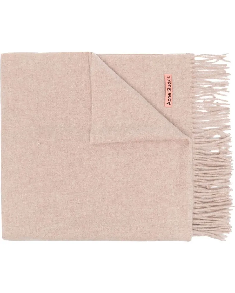Acne Studios Schal mit Fransen - Nude Nude