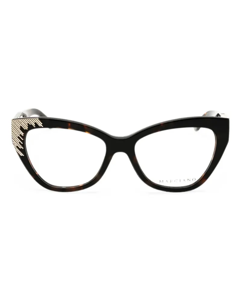 MARCIANO Los Angeles cat-eye frame glasses - Schwarz Schwarz