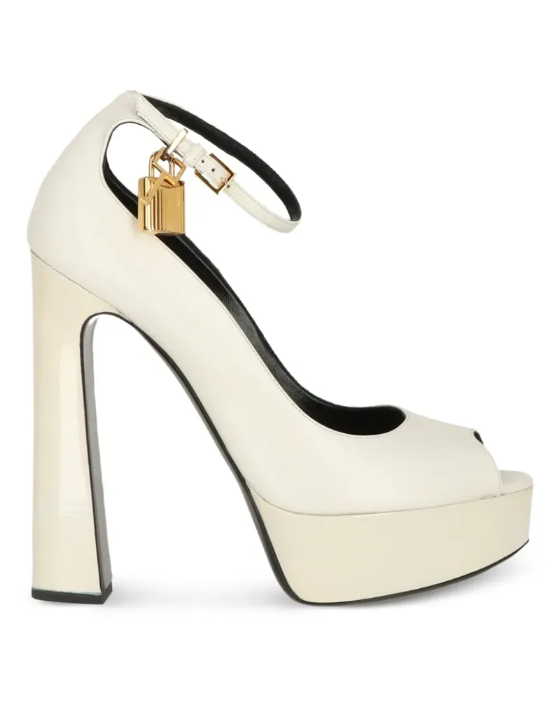 Tom Ford Pumps mit Riemen - Nude Nude