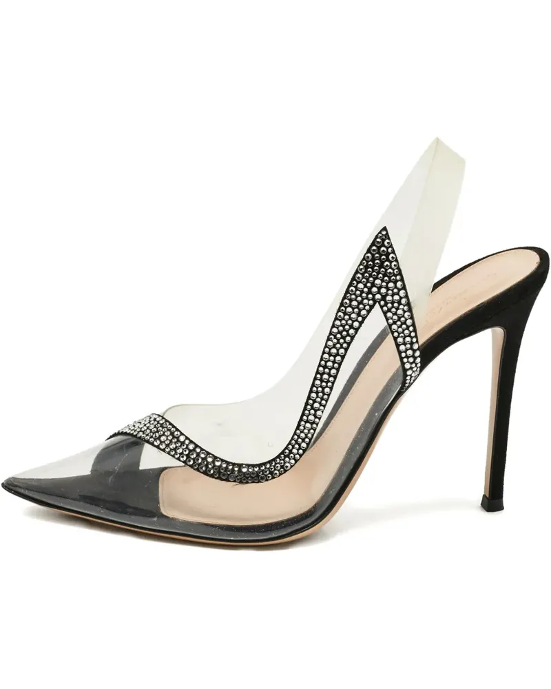 Gianvito Rossi Hortensia slingback pumps - Schwarz Schwarz