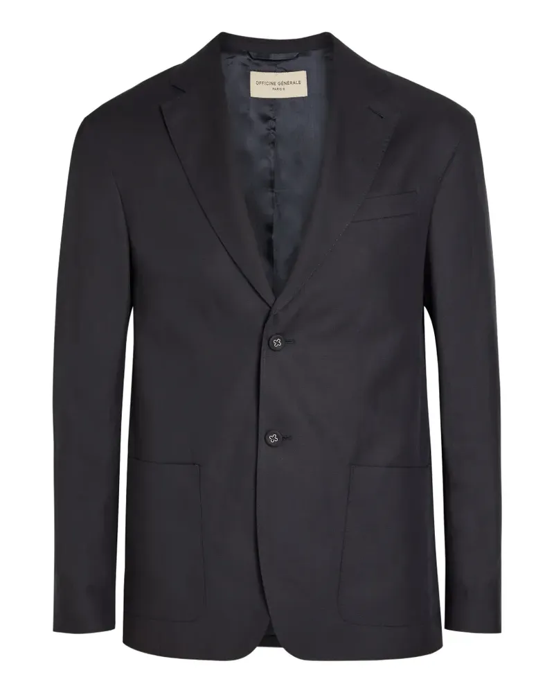 Officine Generale Michel Jacke mit Knöpfen - Grau Grau