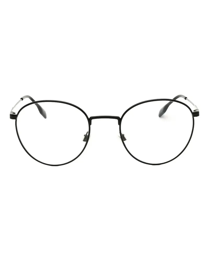 Burberry Brille mit rundem Gestell - Schwarz Schwarz