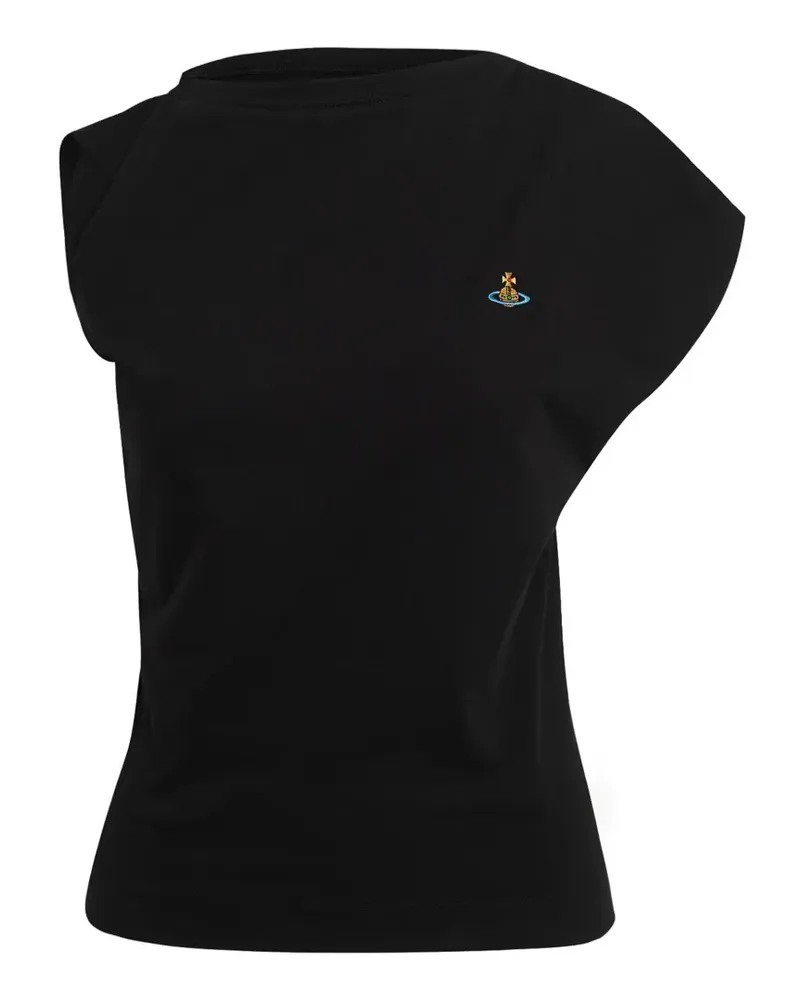 Vivienne Westwood Hebo Orb-detail T-shirt - Schwarz Schwarz