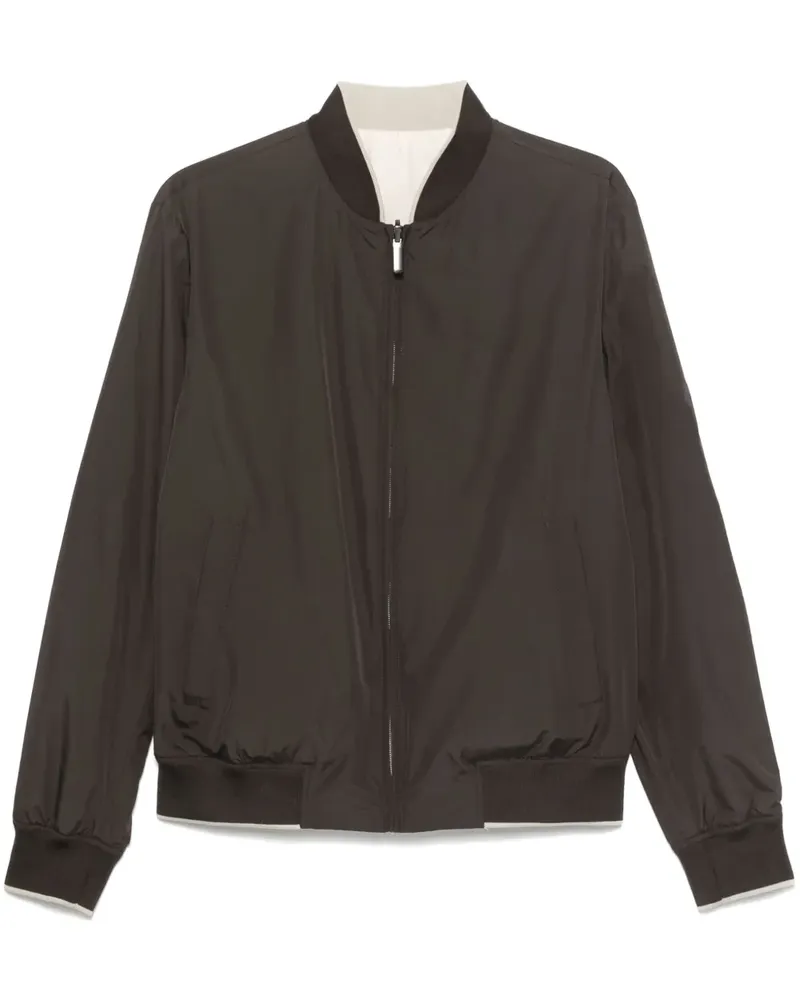 Canali Wendbare Bomberjacke - Braun Braun