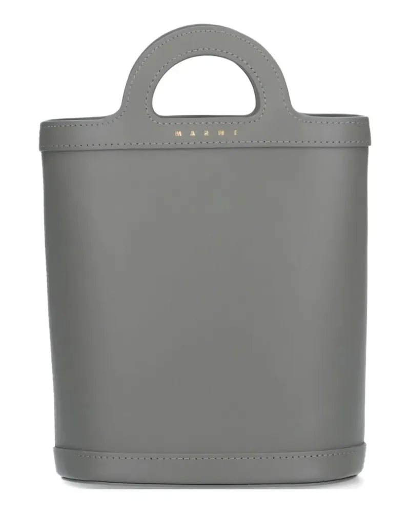 Marni Nano Tropicalia Tote Bag - Grau Grau