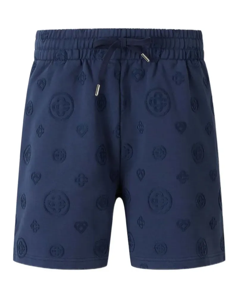 Casablanca Paris Shorts mit Monogramm - Blau Blau