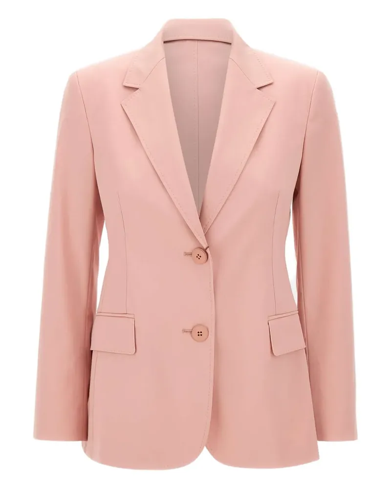 Max Mara Blazer mit fallendem Revers - Rosa Rosa